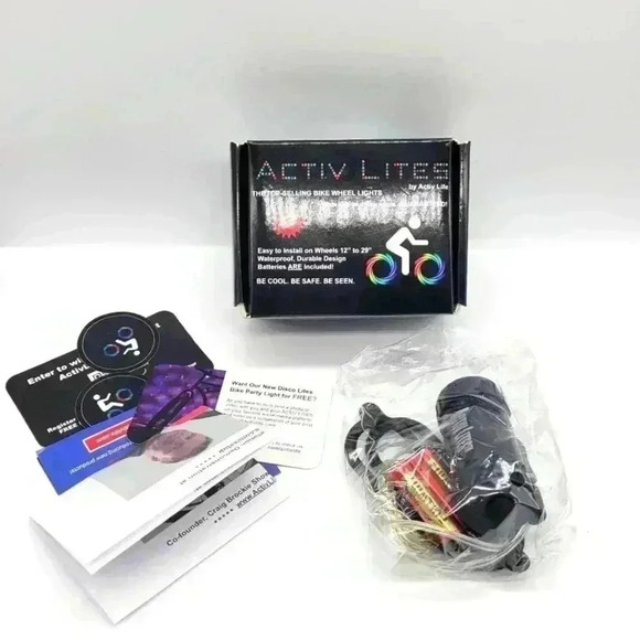 BRAND NEW ACTIV LITES WHEELS LIGHTS MULTICOLOR FOR KIDS AND FAMILY FUN - Picture 2 of 6